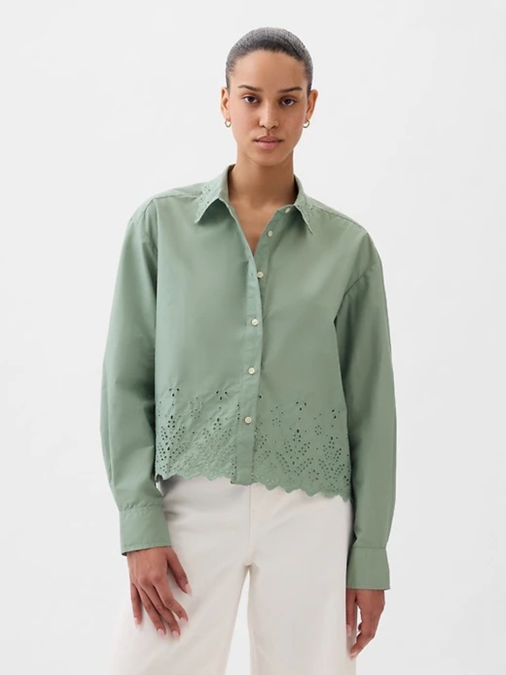 Gap Eyelet Shirt Small